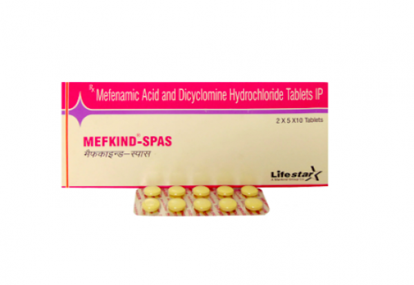 Dicyclomine 10mg + Mefenamic Acid 250mg Pill