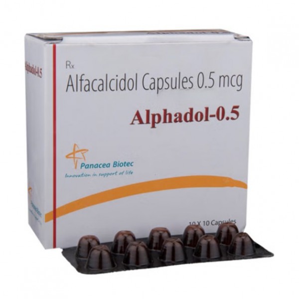 One-Alpha Generic 0.5 mcg Soft Gelatin Capsule