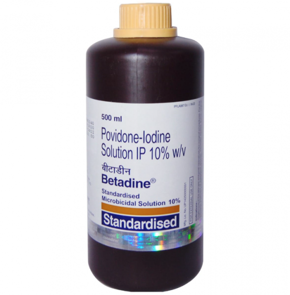 Betadine 10 Percent Solution (500ml Bottle) - (BRAND)