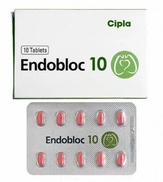 A box of generic Ambrisentan (10 mg) Tablet