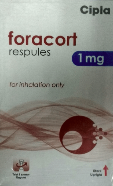 Pack of Formoterol (20mcg) + Budesonide (1mg) Respules