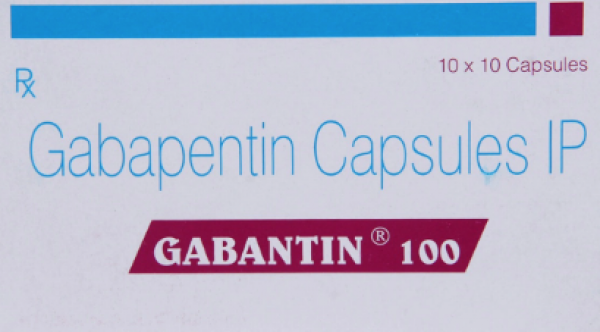 Box of generic Neurontin 100mg capsules - Gabapentin