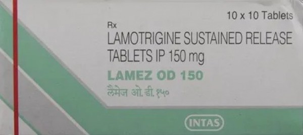 Box of Generic Lamotrigine 150mg tablets