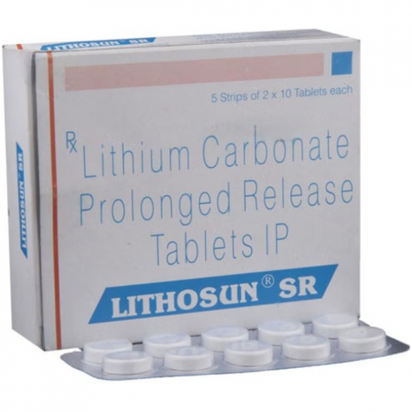 Lithium Carbonate Generic 400mg Pill