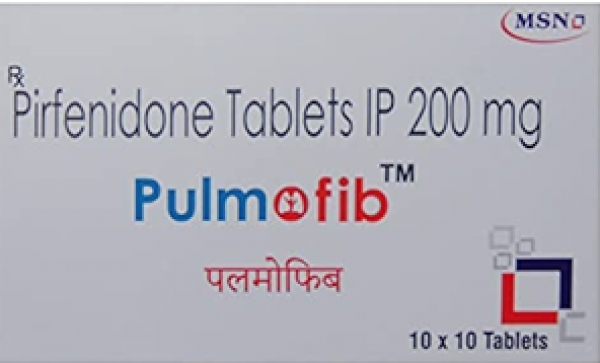 A pack of Generic Pirfenidone 200mg Pils