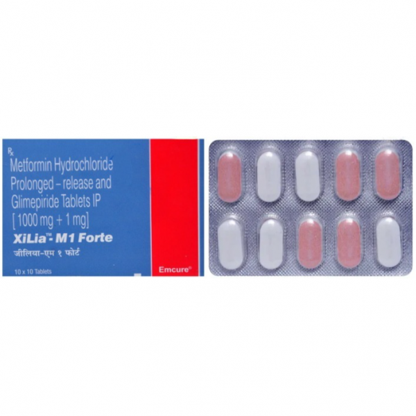 Amaryl M Generic 1 mg/1000 mg Pill