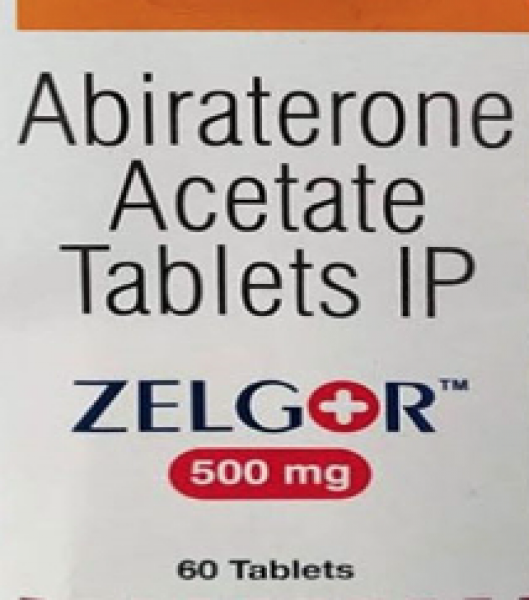 A box of Generic Abiraterone Acetate 500mg Tabs